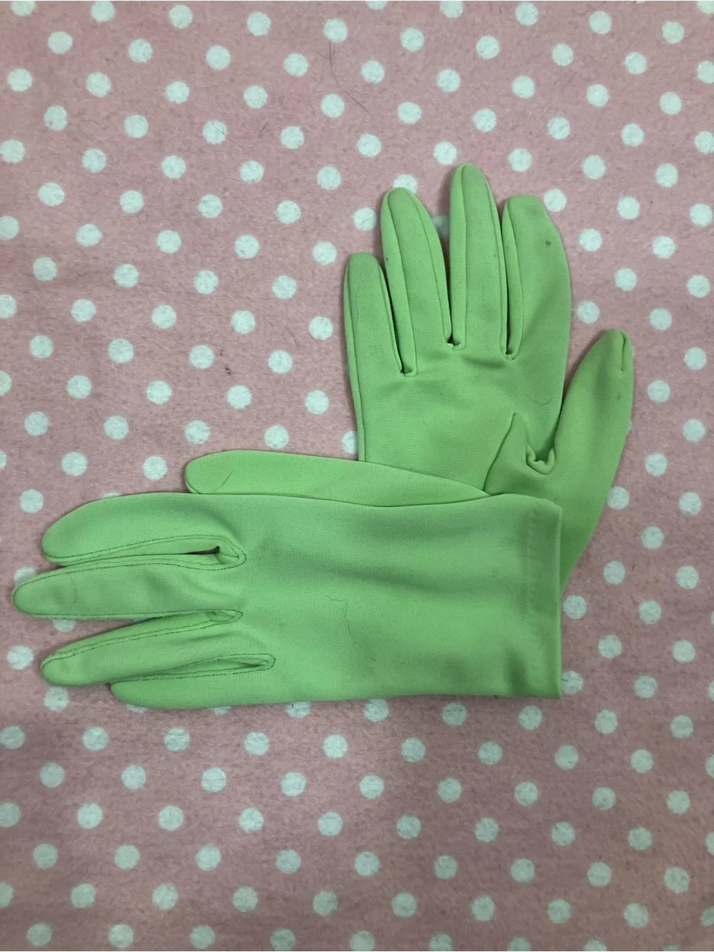Vintage Ladies Wrist Gloves 6 1/2